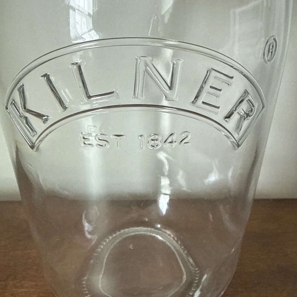 KILNER DOG TREAT SWING ROUND CLIP TOP GLASS JAR 3L WIRE SWING BAIL 11
